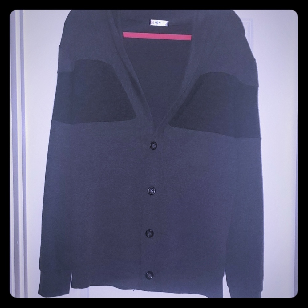 H2H Heather Gray cardigan